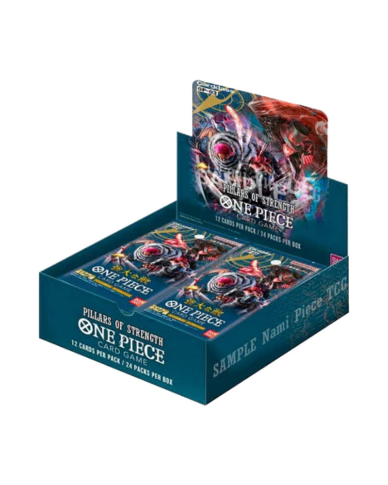 One Piece Card Game Pillars of Strength (OP-03) Booster Display