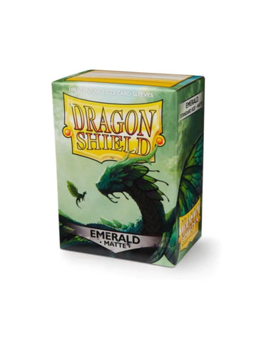 Sleeves - Dragon Shield - Box 100 - Emerald Matte